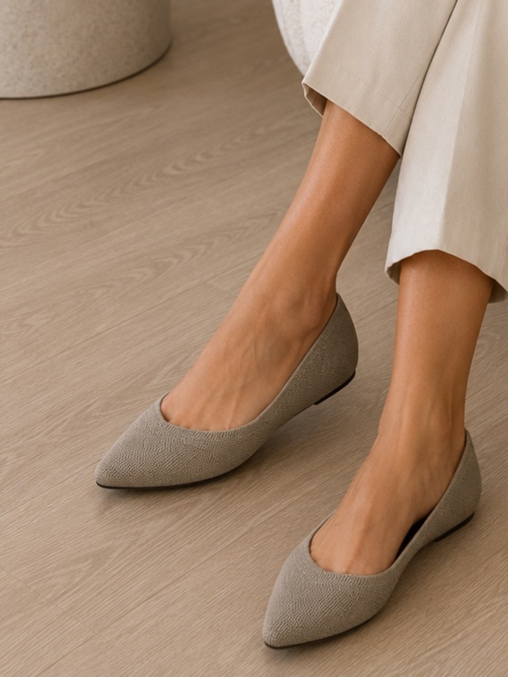Kelly & Katie Shoes sz 11 Wide Width Flat Knit Pointy Toe NEW # M563